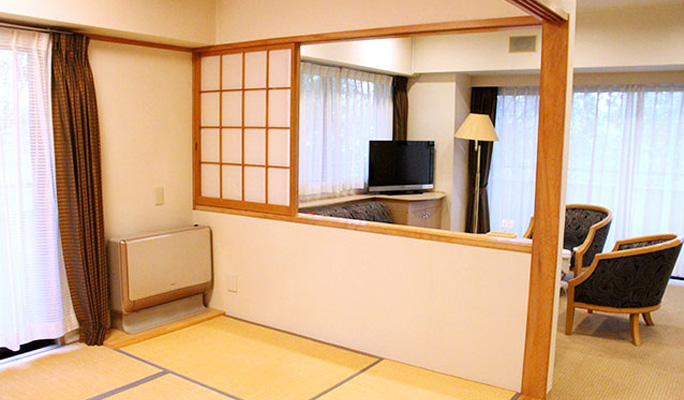 豪华日式西式混合客房