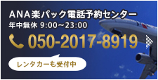 anaラクパック電話予約センター